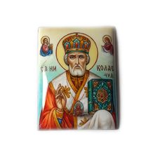 Финифть с образом Святой Николай Чудотворец
